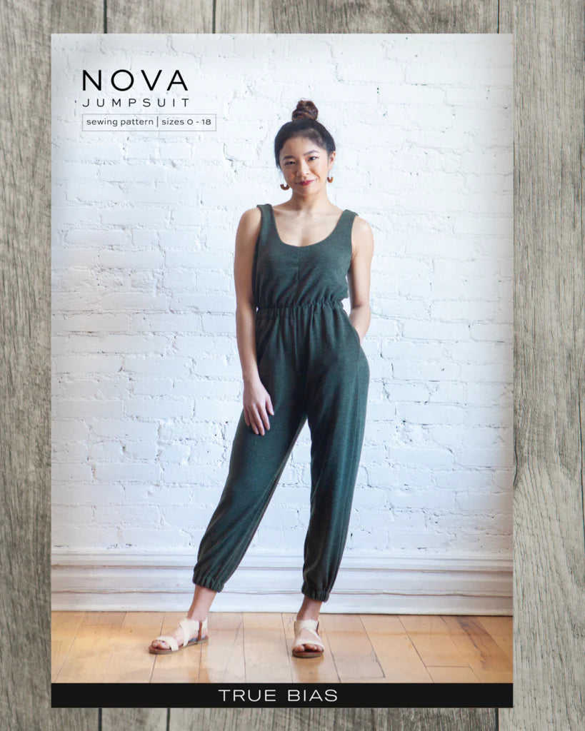 Nova Jumpsuit - Sewing Pattern | True Bias | Size 0-18 Luxe jumpsuit, Fashionable, Elegant, Chic
