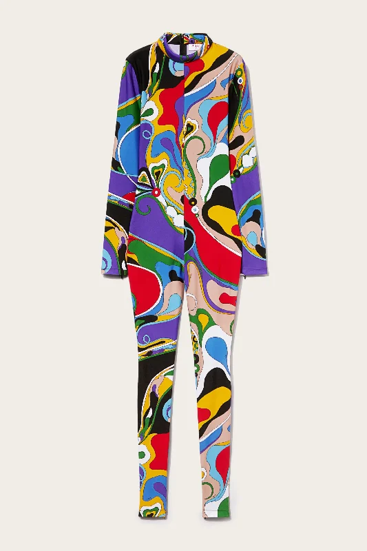 Orchidee-Print Jumpsuit Halter neck jumpsuit, Summer style, Trendy, Sexy