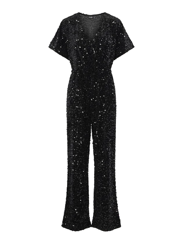 PCKAM Jumpsuit - Black Backless jumpsuit, Sexy, Party wear, Elegant