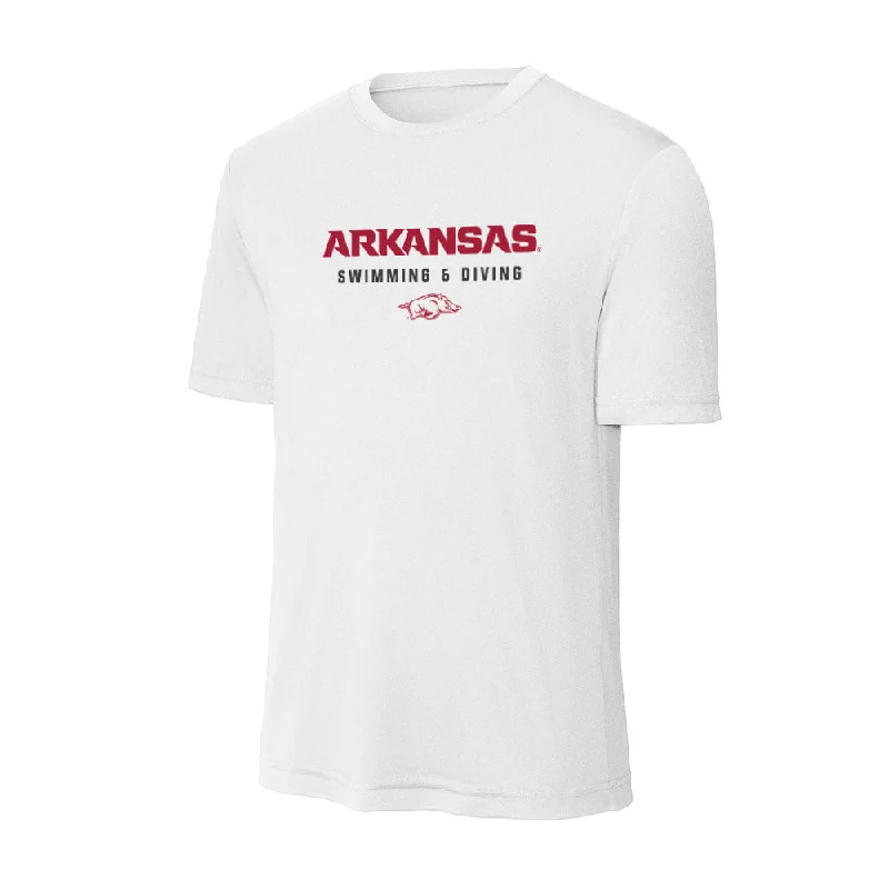 Arkansas - NCAA Women's Swimming & Diving : Holly Robinson - Activewear T-Shirt
