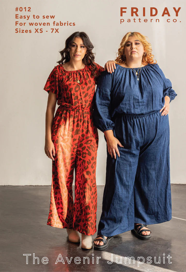Avenir Jumpsuit - Sewing Pattern | Friday Pattern Company Sporty jumpsuit, Athletic, Casual, Trendy