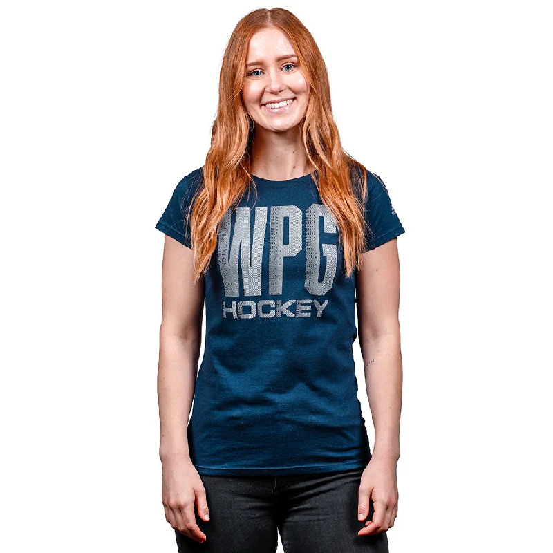 WOMEN'S PIXEL PHASE T-SHIRT-- Mesh Blend Leather Blend Suede Blend