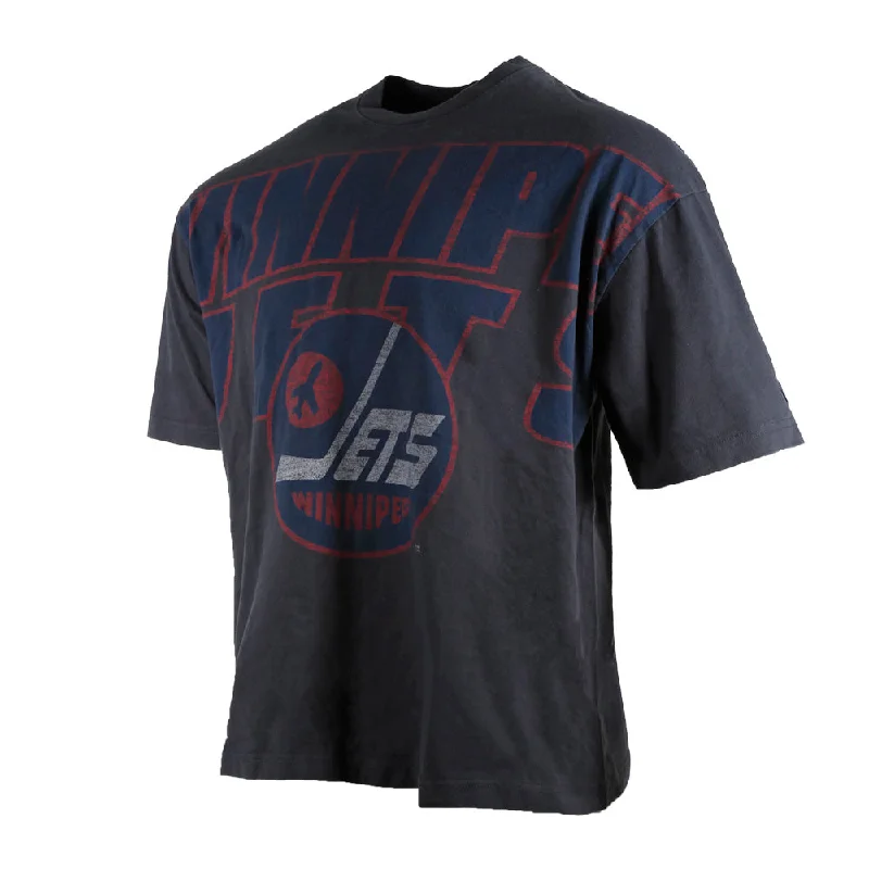OVERSIZE ENZYME WASHED T-SHIRT-- Front Pockets Side Pockets Patch Pockets