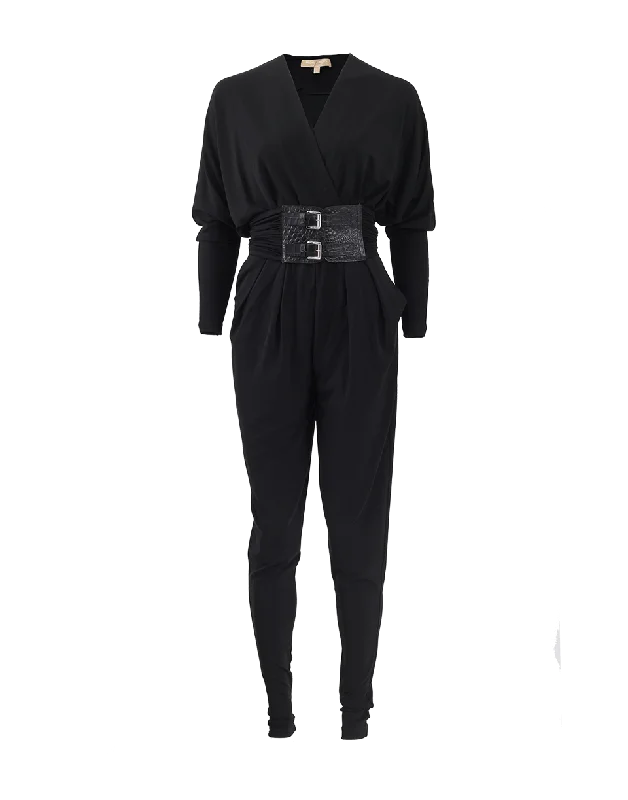 Jumpsuit With Slide Belt Printed jumpsuit, Trendy, Bold design, Casual