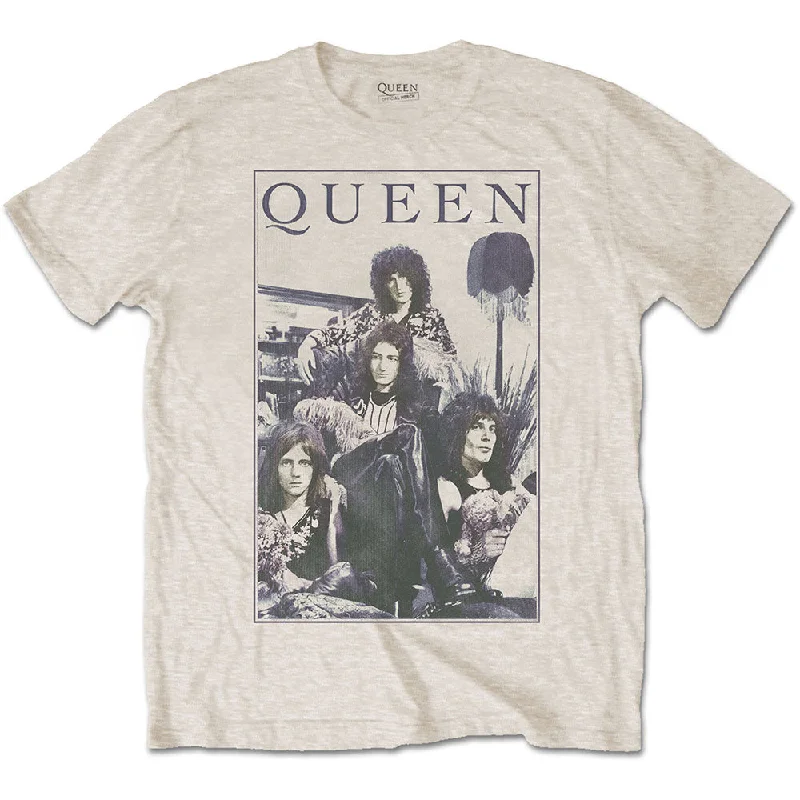 QUEEN Attractive T-Shirt, Vintage Frame-- Oversized T-Shirt Spandex breathable
