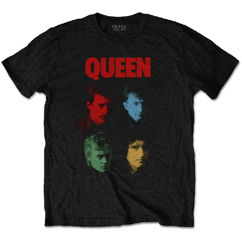 QUEEN Attractive T-Shirt, Hot Sauce V.2-- Spandex Blend Rayon Blend Denim Blend