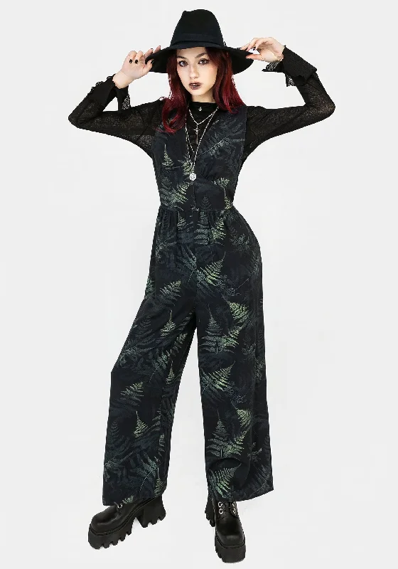 Fernery Sleeveless Button Up Jumpsuit Bold color jumpsuit, Vibrant, Trendy, Fashionable