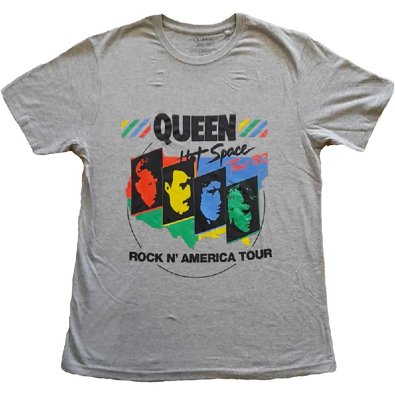 QUEEN Attractive T-Shirt, Back Chat-- Front Pockets Side Pockets Patch Pockets