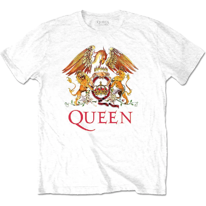QUEEN Attractive T-Shirt, Classic Crest-- Sequined Glittery Shiny