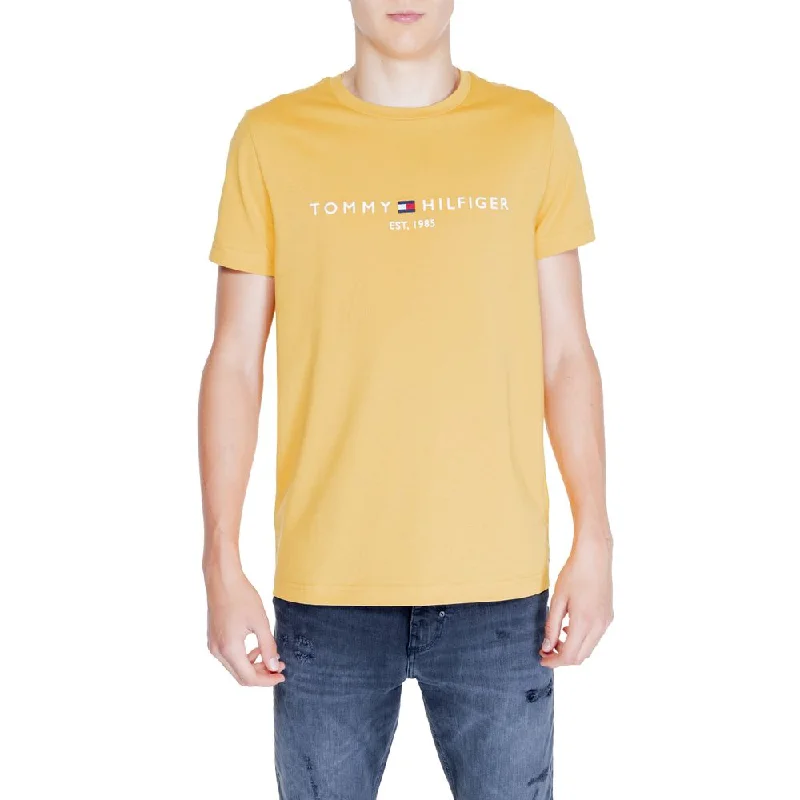 Yellow Cotton T-shirt-- Cotton Fabric Linen Fabric Terry Fabric