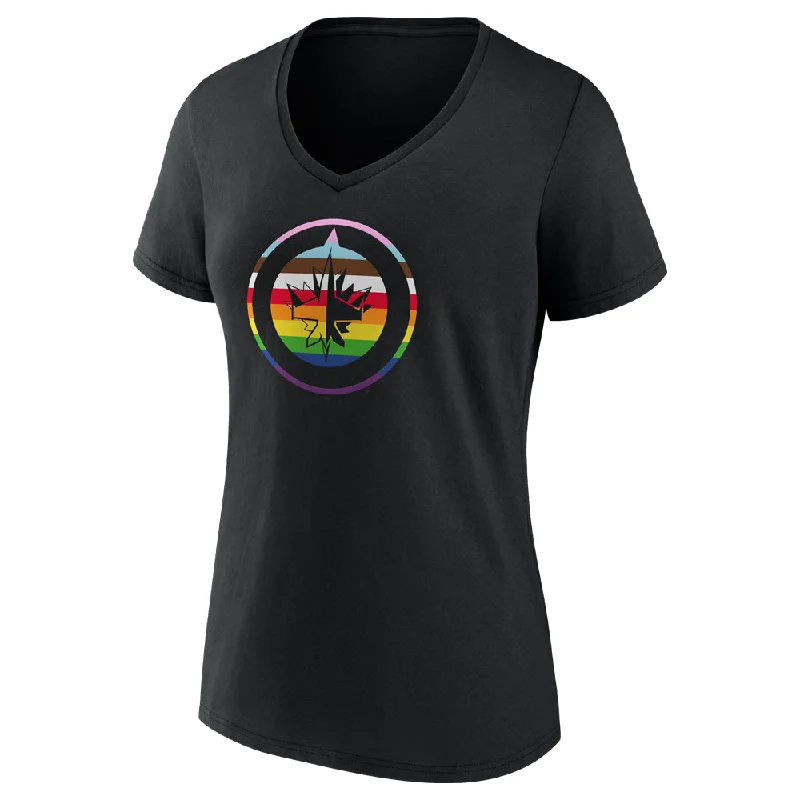 WOMEN'S PRIDE LOGO T-SHIRT-- Casual Formal Business