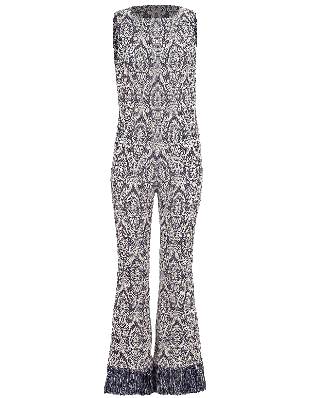 Fringe Hem Jumpsuit Strap jumpsuit, Simple design, Casual, Everyday wear