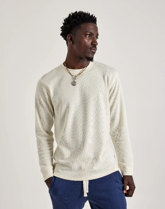 City Lab Classic Thermal Shirt-- Ribbed Striped Patterned