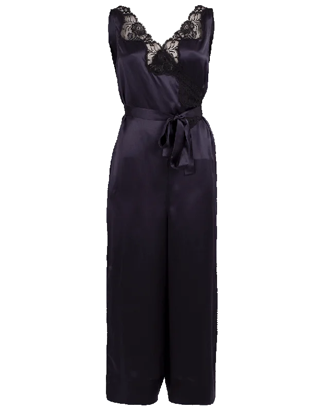 Silk Satin All-In-One Jumpsuit Off-shoulder jumpsuit, Elegant, Cocktail party, Fashionable