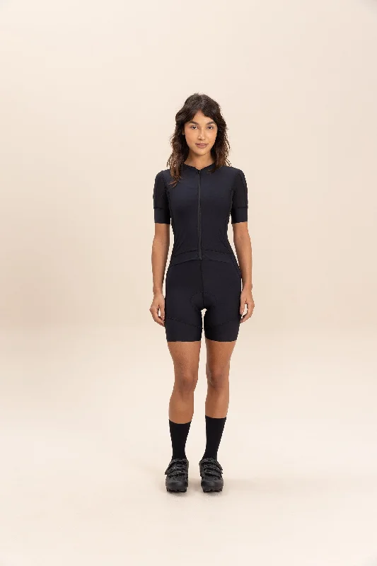 Bike Slim Pro Padded Jumpsuit Deep V jumpsuit, Sexy, Elegant, Fashionable
