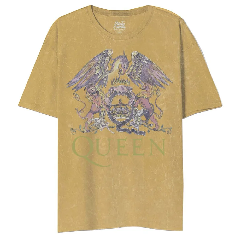 QUEEN Mineral Wash T-Shirt, Vintage-- Cozy Warm Stylish