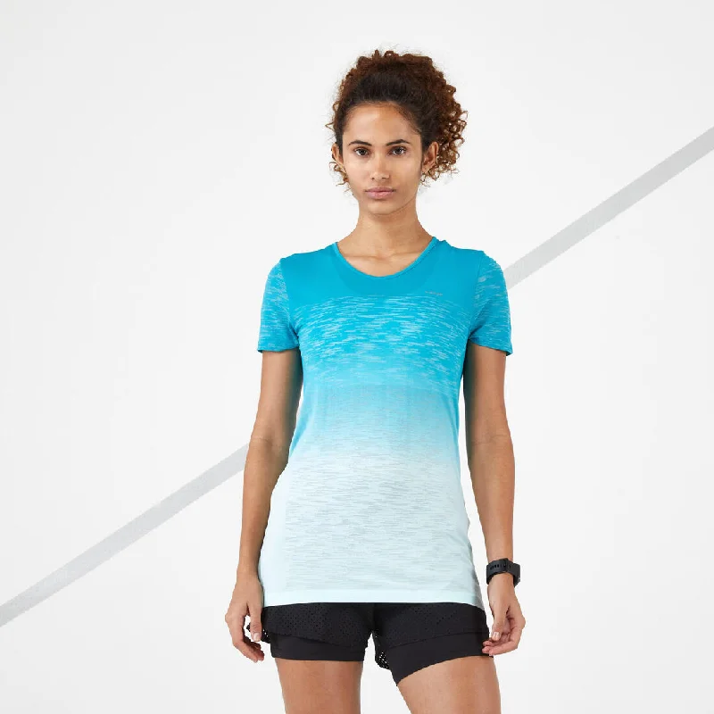 KIPRUN CARE WOMEN'S BREATHABLE RUNNING T-SHIRT-- Wool Fabric Cashmere Fabric Tweed Fabric