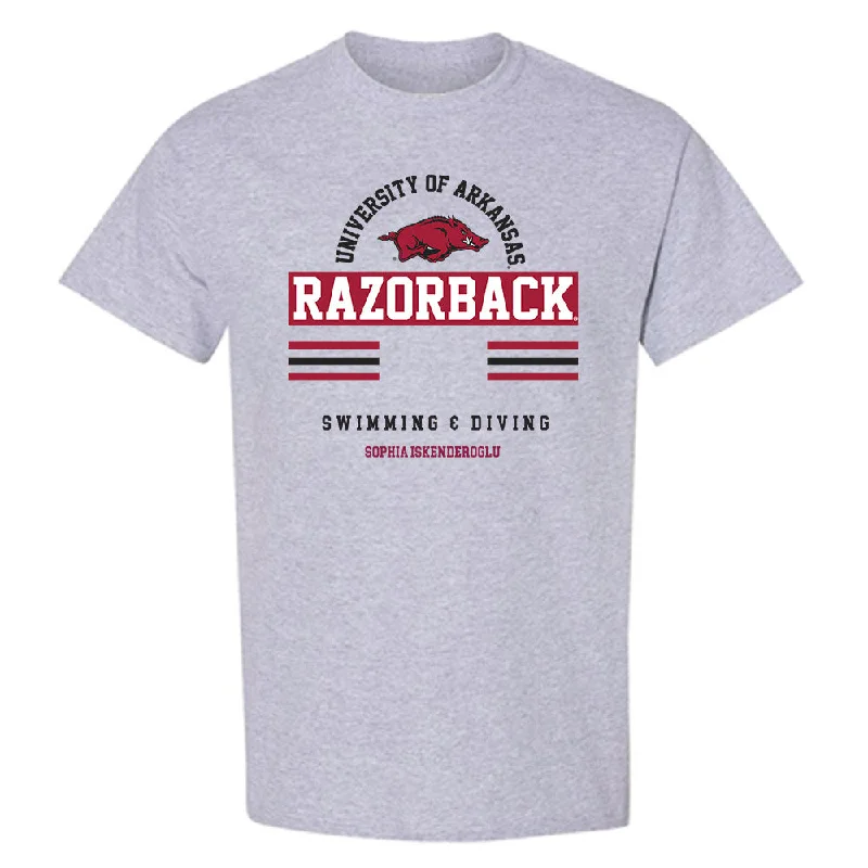 Arkansas - NCAA Women's Swimming & Diving : Sophia Iskenderoglu - Classic Fashion Shersey T-Shirt