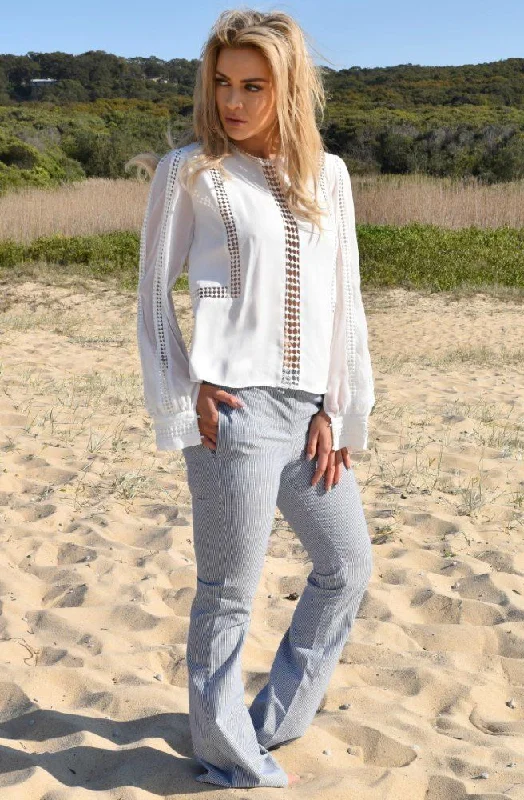 Sultan Stripe Flare Pants