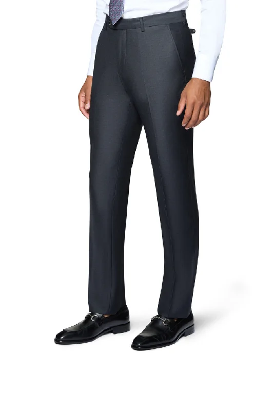 Berragamo Elegant Slim Fit Pants - Charcoal Soft Sweatpants Style