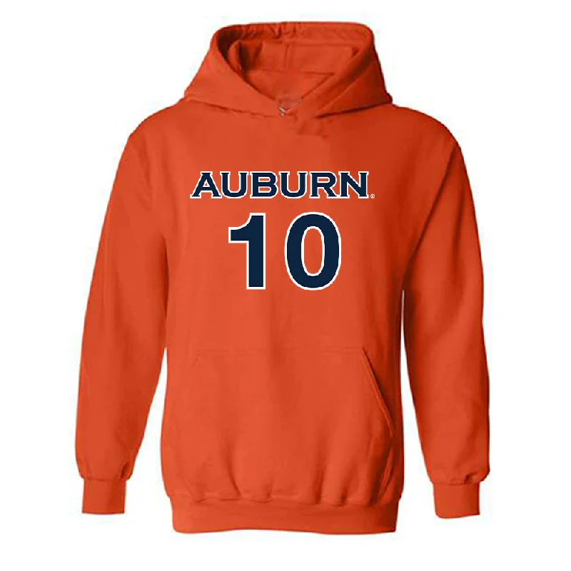 Auburn - NCAA Women's Soccer : Grace Ivey - Replica Shersey Hooded Sweatshirt Hoodie with Hem Elastic Stretchable Comfortable
