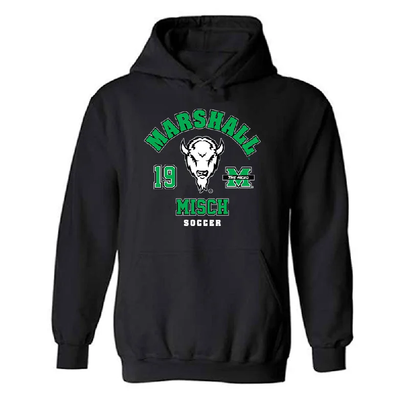 Marshall - NCAA Women's Soccer : Lea Misch - Fashion Shersey Hooded Sweatshirt Hoodie with Full-Zip Functional Layering