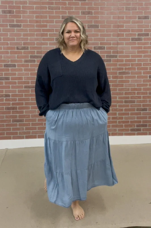 Annika Maxi Skirt wool skirt warm