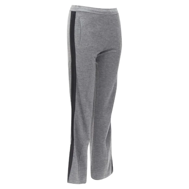 Gucci viscose cotton side tape wide sweat pants Trendy Wide-Leg Pants