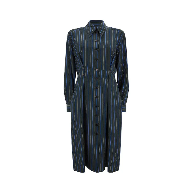 Stripe Silk Dress Tunics New arrival