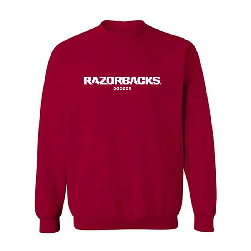 Arkansas - NCAA Women's Soccer : Vailana Tu'ua - Classic Shersey Crewneck Sweatshirt Hoodie with Toggle Buttons Decorative Unique
