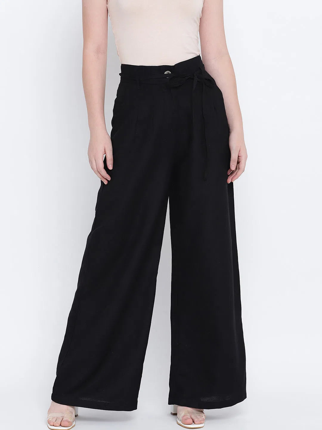 Radiant black casual women pant Stylish Casual Pants
