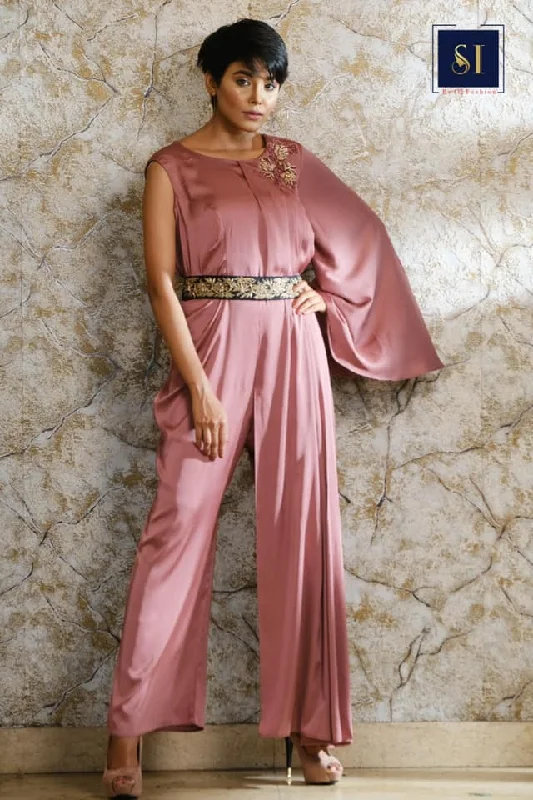 Mauve Dropped Jumpsuit