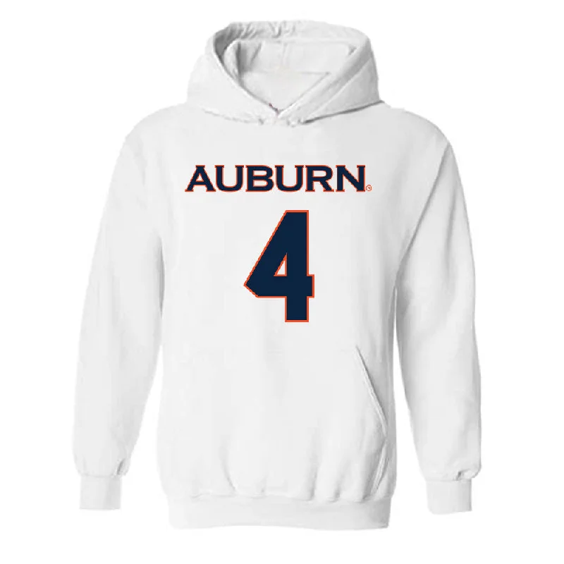 Auburn - NCAA Women's Soccer : Taylor Chism - Sports Shersey Hooded Sweatshirt Hoodie with Strings Custom Fit Adjustable
