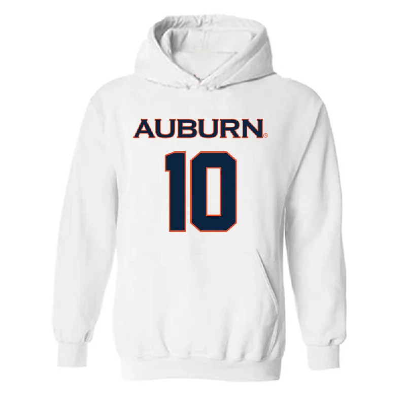 Auburn - NCAA Women's Soccer : Grace Ivey - Sports Shersey Hooded Sweatshirt Hoodie with Neon Bright Vibrant