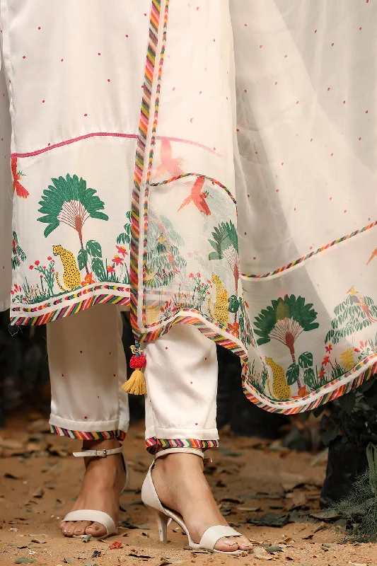 Kafiyat Pants Trendy Wide-Legged Trousers