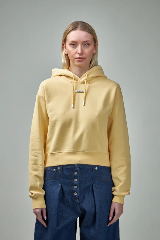 Le Hoodie Gros Grain Hoodie with Puffed Sleeves Voluminous Trendy