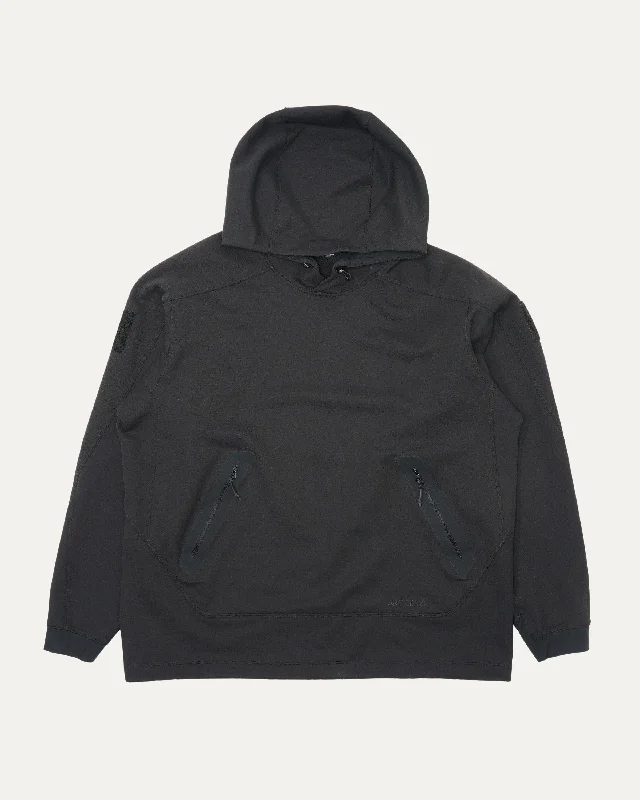 Leston Hoodie Hoodie with Zipper Placket Modern Functional