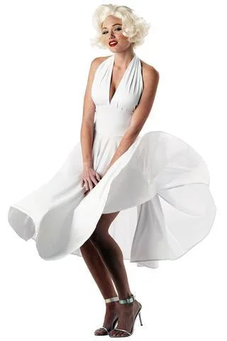 A Line Sexy White Halter Sleeveless Knee Length Homecoming Dress DMP63 Tunics Sale discount