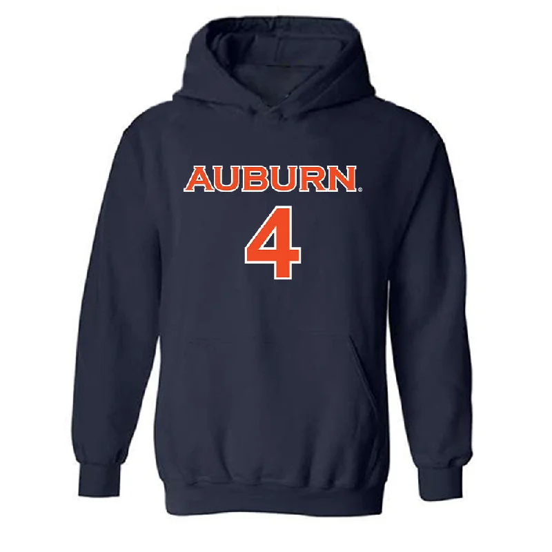 Auburn - NCAA Women's Soccer : Taylor Chism - Replica Shersey Hooded Sweatshirt Hoodie with Illustration Artistic Creative