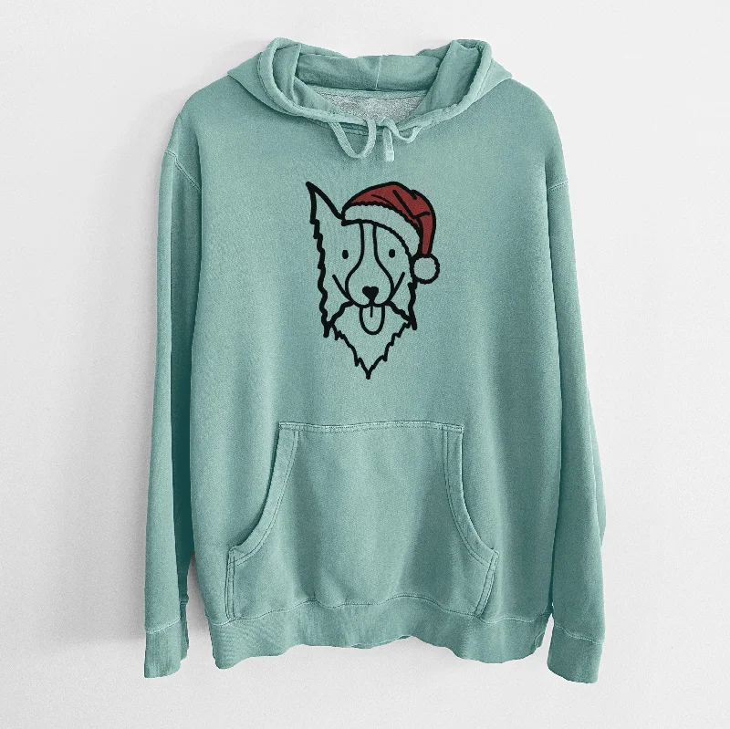Jolly Border Collie - Unisex Pigment Dyed Hoodie