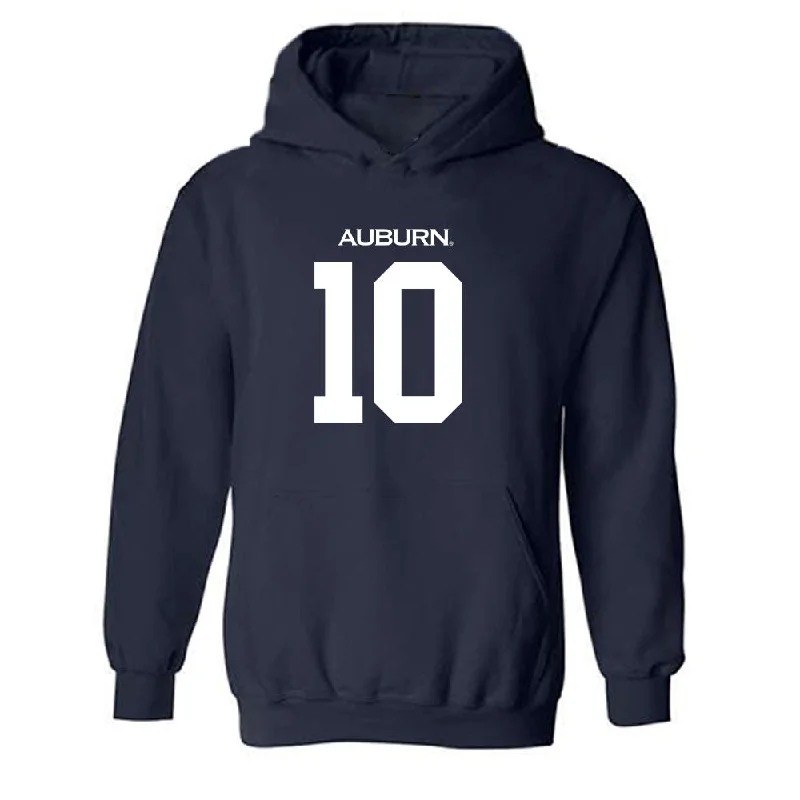 Auburn - NCAA Women's Soccer : Grace Ivey - Replica Shersey Hooded Sweatshirt Hoodie with Patch Decorative Personalized