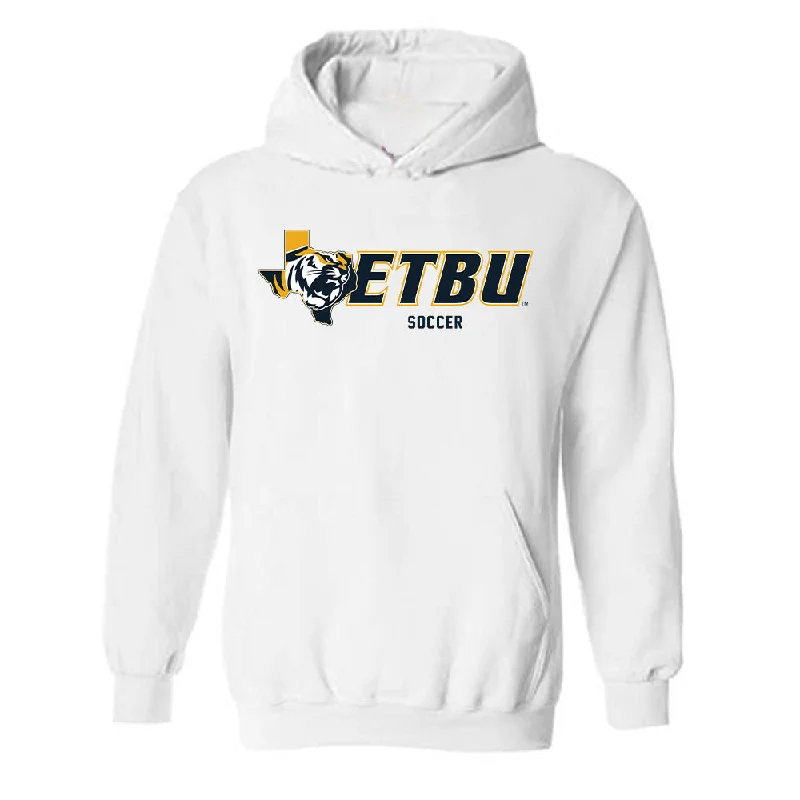 ETBU - NCAA Women's Soccer : Andie Stephens - Classic Shersey Hooded Sweatshirt Hoodie with Tied Waist Feminine Flattering