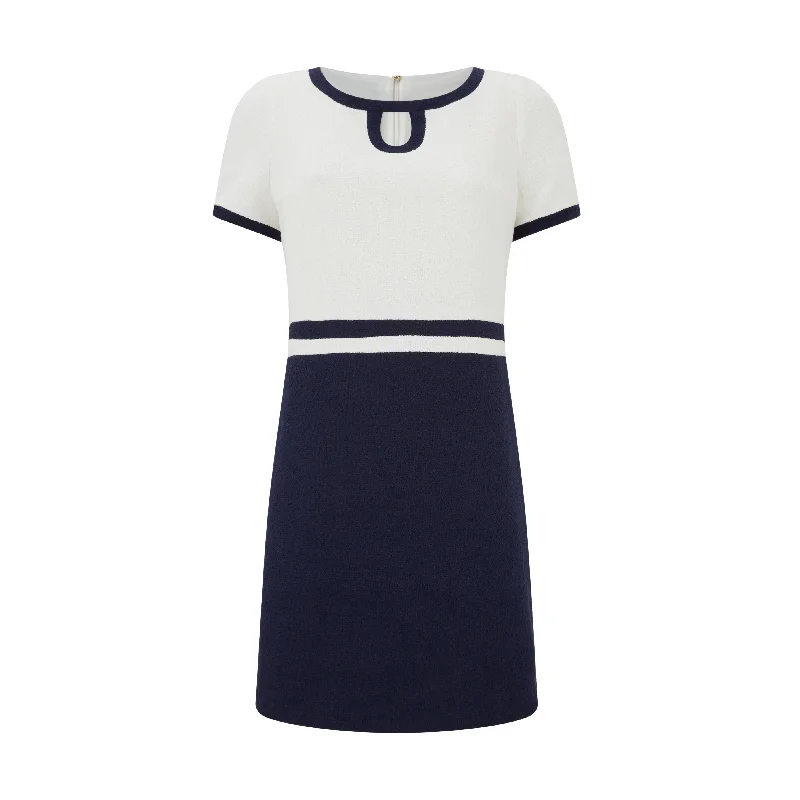 Tailored Crepe Cropped Dress Tunics Solid Classic