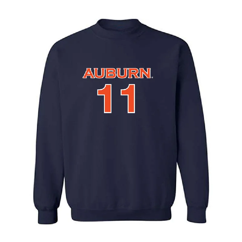 Auburn - NCAA Women's Soccer : Neve Renwick - Replica Shersey Crewneck Sweatshirt Hoodie with Half-Zip Sporty Casual