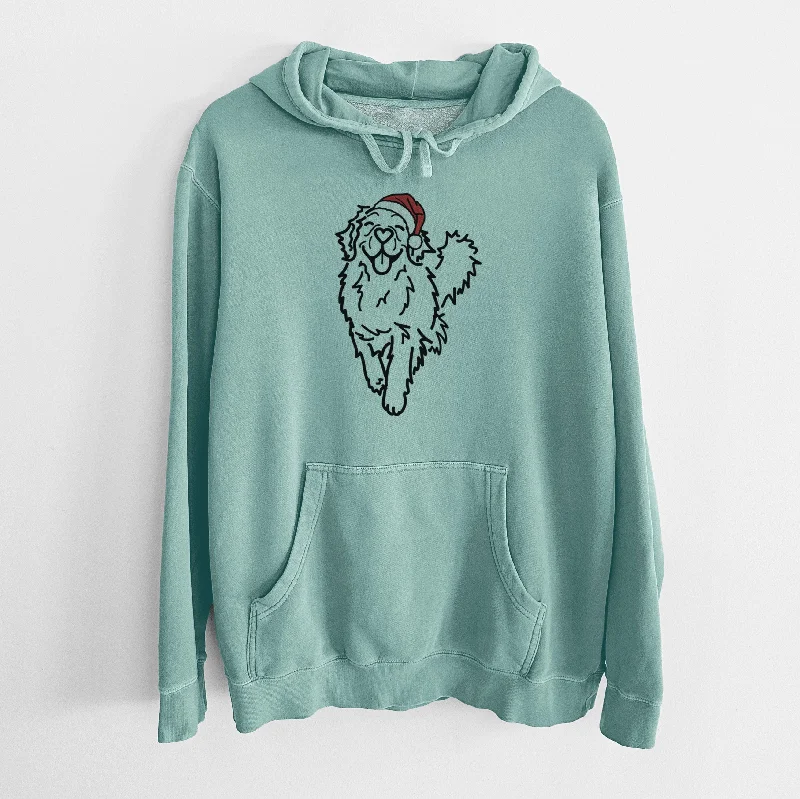 Jolly Golden Retriever - Hamlet - Unisex Pigment Dyed Hoodie Hoodie Jacket Zipper Layering