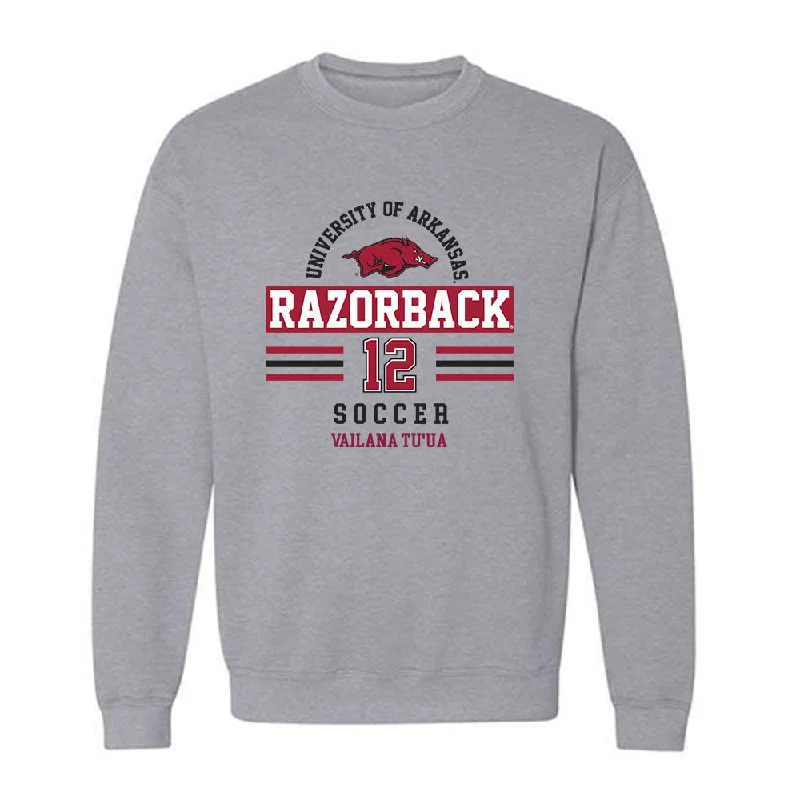 Arkansas - NCAA Women's Soccer : Vailana Tu'ua - Classic Fashion Shersey Crewneck Sweatshirt Hoodie Sweatshirt Pullover