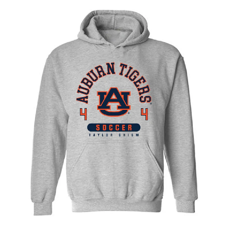 Auburn - NCAA Women's Soccer : Taylor Chism - Classic Fashion Shersey Hooded Sweatshirt Hoodie with Typography Text Message