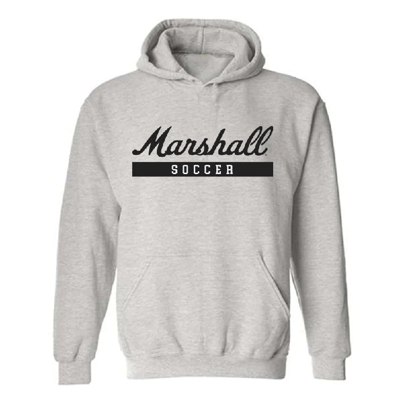 Marshall - NCAA Women's Soccer : Lea Misch - Classic Shersey Hooded Sweatshirt Hoodie with V-Neck Classic Versatile