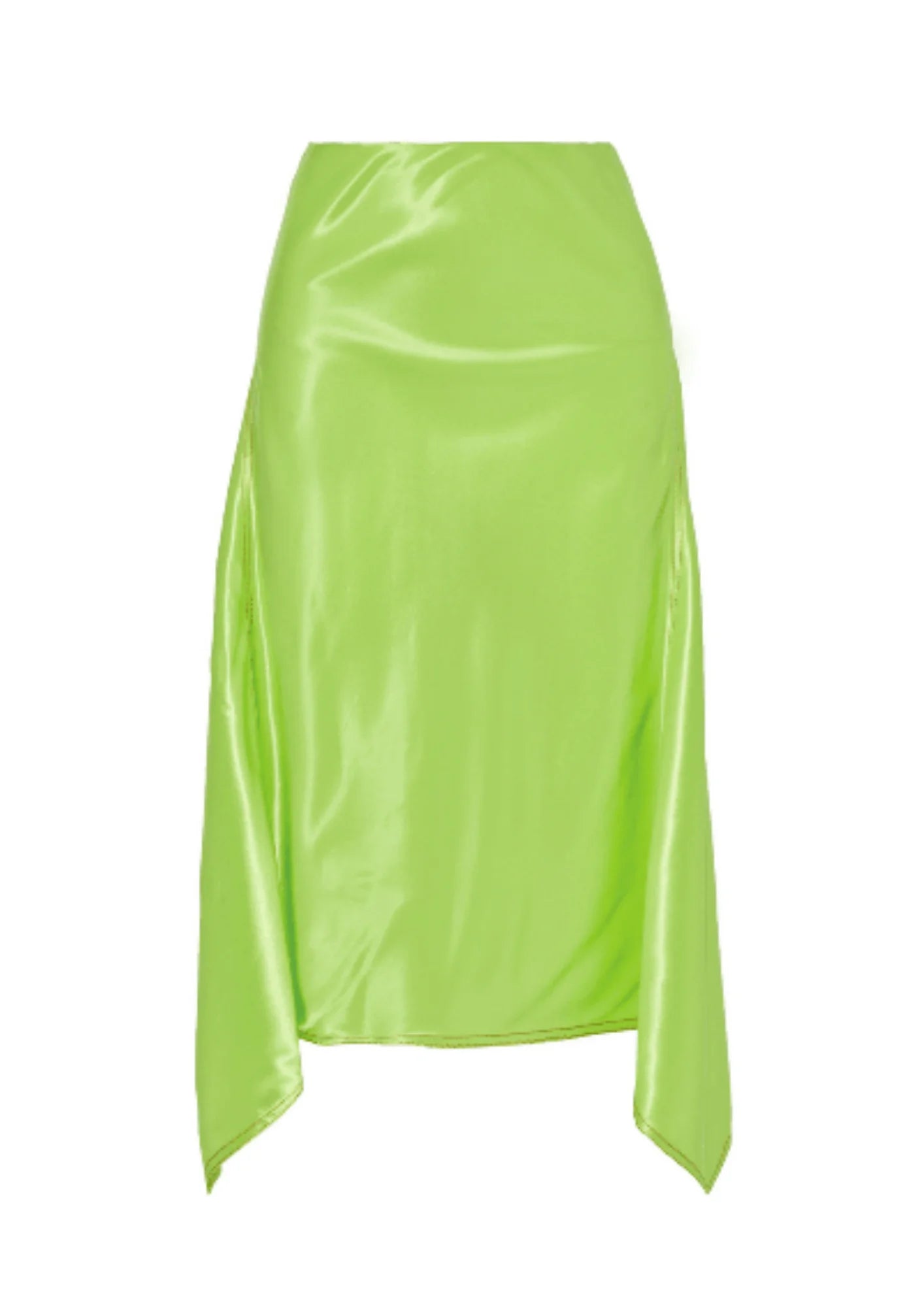 GREEN ASYMMETRIC SKIRT tulle skirt dreamy