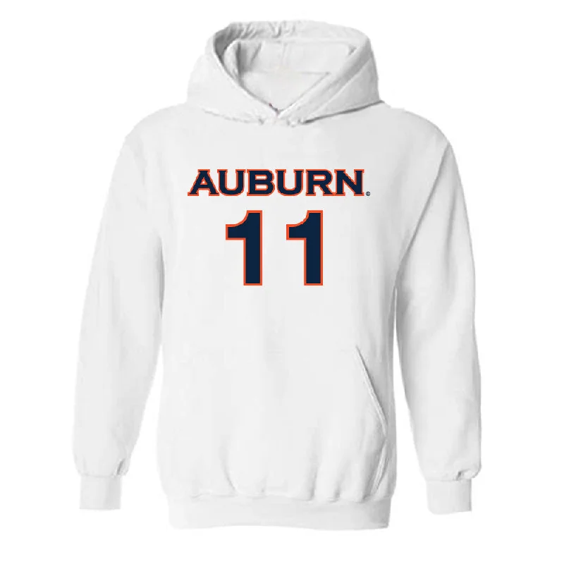 Auburn - NCAA Women's Soccer : Neve Renwick - Replica Shersey Hooded Sweatshirt Hoodie with Drop Shoulder Relaxed Streetwear